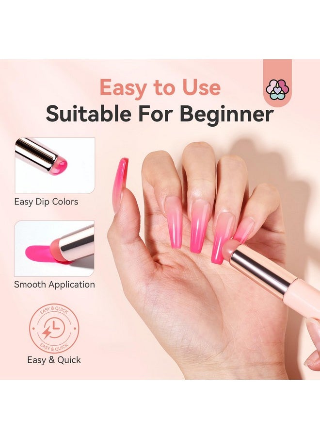 Saviland SAVILAND 2PCS Silicone Nail Brush: Reusable Chrome Nail Powder Applicator Nail Brush for Ombre Aura Nails Ombre Nail Brush Nail Art Gradient Painting Brush for beginners  - Image 4