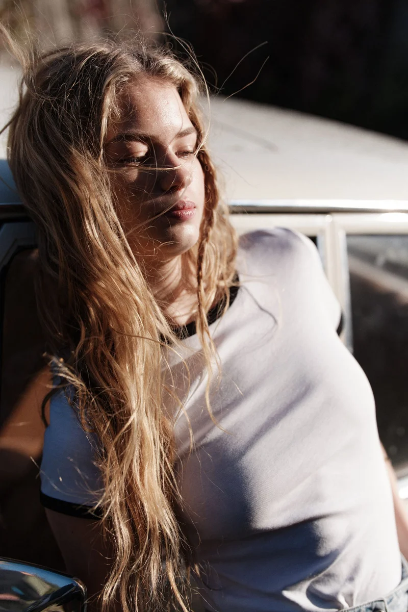 H&M A-line denim mini skirt