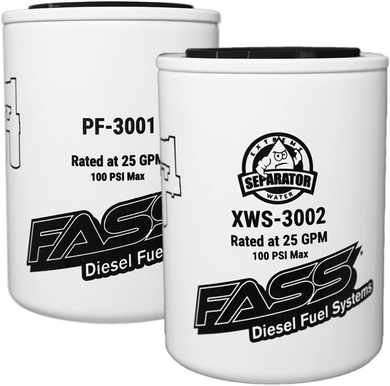 FASS Titanium Series Fuel Filter Package XWS-3002 / PF-3001 - Image 1