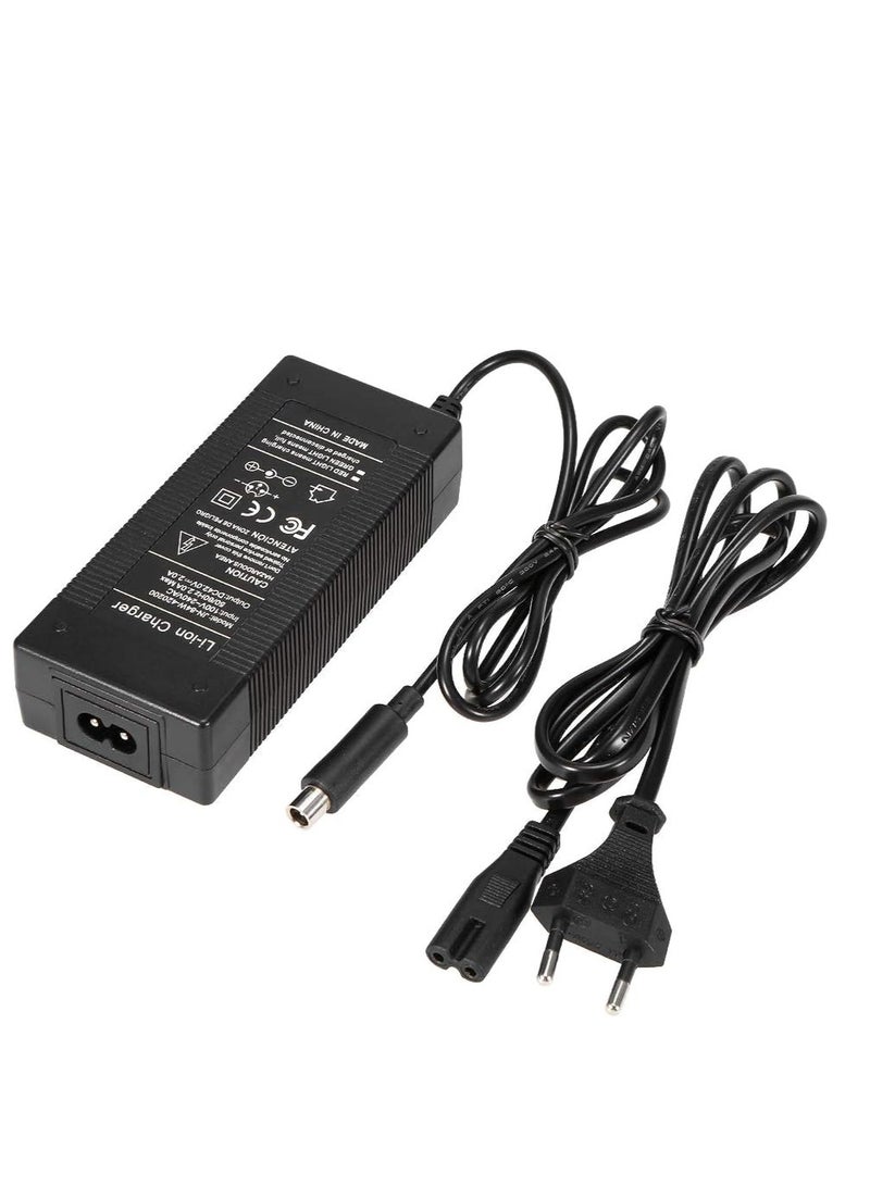 JAJEEK Electric Skateboard Battery Charger Power Supply Replacement Charging Adapter for Xiaomi Mijia M365 Electric Scooter - Black, Reliable, Durable, and Efficient Power Solution - Image 1