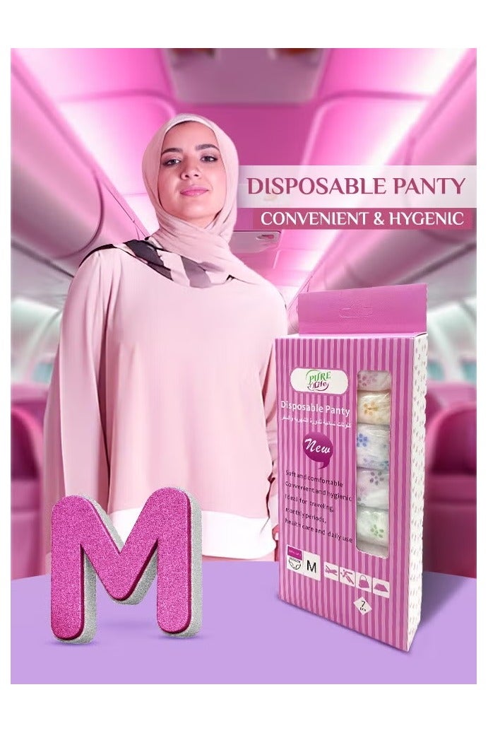 Pure Life Disposable Panty – Size M, Soft & Comfortable Daily Use Underwear for Women - Image 2