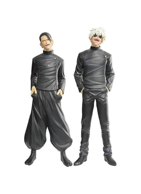 2PCS JJK Figure Geto Suguru Figure Model Statue, Standing Pose Anime Action Figure Sculpure Handmade Collectible Desktop Figure Decoration