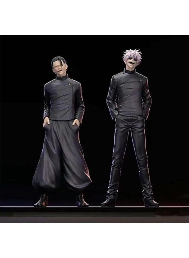 2PCS JJK Figure Geto Suguru Figure Model Statue, Standing Pose Anime Action Figure Sculpure Handmade Collectible Desktop Figure Decoration