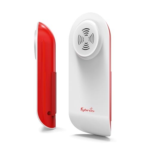 Fybros i Tune Musical Doorbell for Home with 12 Melodious Sounds-Operated with Two AA Batteries- Made in India (White Color) - Image 1