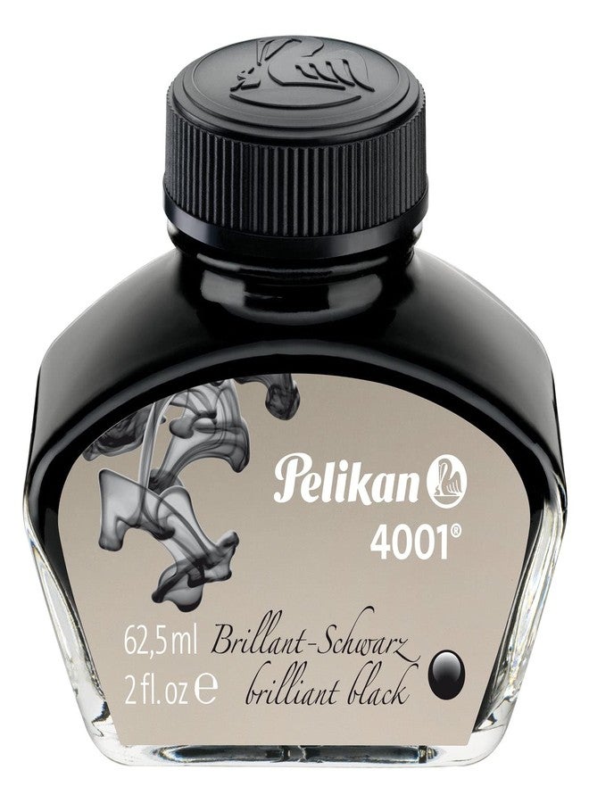 Pelikan 4001 Ink Bottle (Brilliant Black - 62.5 ML) 329144 - Image 1