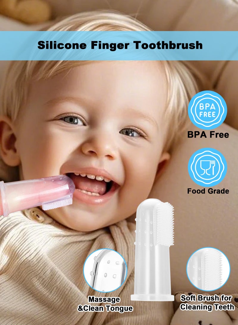 أوربازار مجموعة العناية بالطفل حديث الولادة، مجموعة 20 في 1 لقص أظافر الطفل الكهربائية، مجموعة العناية الصحية لحديثي الولادة والرضع والأطفال الصغار والأولاد والبنات من عمر 0 ​​إلى 3 سنوات (أزرق) - Image 5