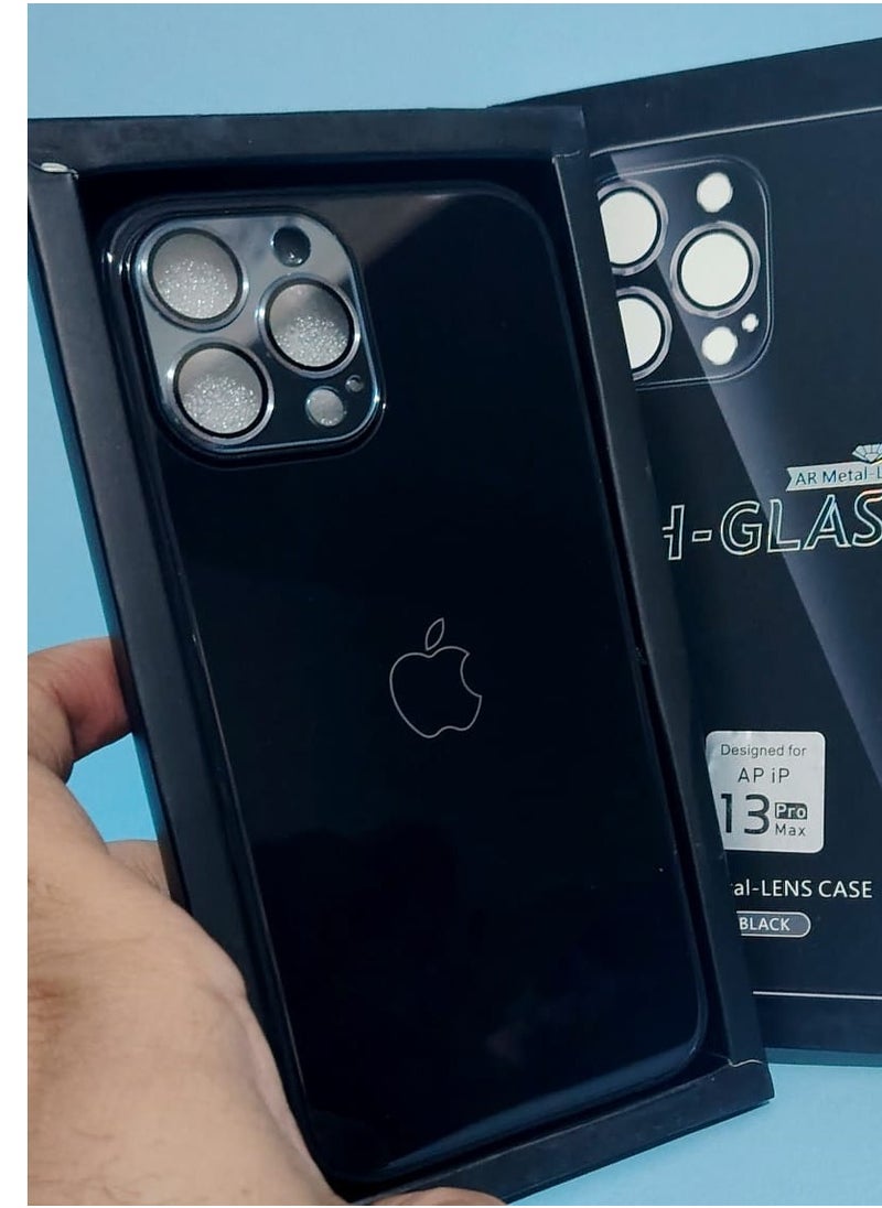 Generic Distinctive cover for iPhone Pro Max 12, 13, 14, 15 and 16, black color, comes in a chic box  With a sticker to protect the camera from dirt and dust, a wonderful case  - Image 1