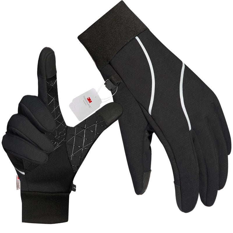 Origem Kids Gloves Winter with 3M Thinsulate Insulation, Waterproof Windproof Thermal Touchscreen Anti-Slip Cycling Gloves for Running Skiing Snow Sports, Boys Girls Aged 4-12 Years - Image 1