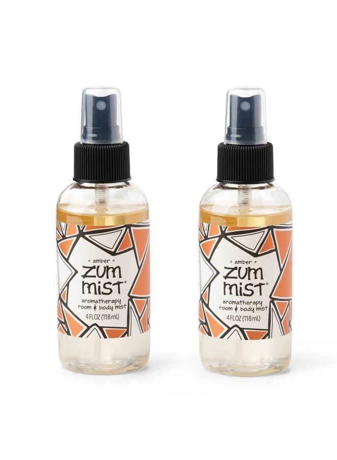 ZUM Mist Room and Body Spray - Amber - 4 fl oz (2 Pack) - Image 1