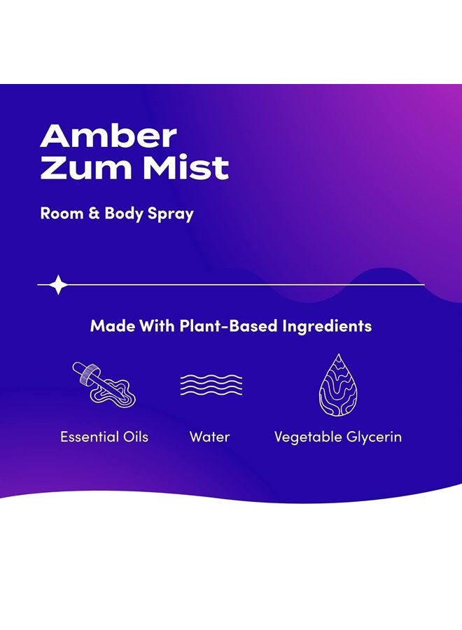 ZUM Mist Room and Body Spray - Amber - 4 fl oz (2 Pack) - Image 2