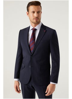 DS Damat Navy Blue Classic Suit -41% Wool