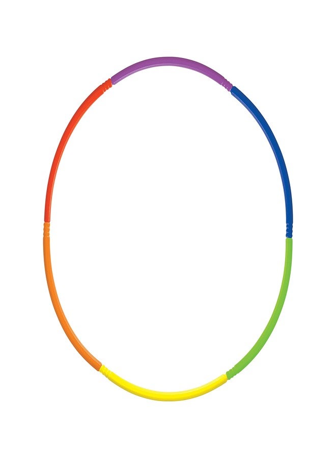 جيو سبيس لعبة هولا هوب مضيئة بتقنية LED من جيوسبيس، متعددة الألوان، مكونة من 6 قطع، مثالية للأطفال، رائعة للتمارين الرياضية وحفلات أعياد الميلاد (عبوتان) لا تحتاج إلى بطاريات - Image 4