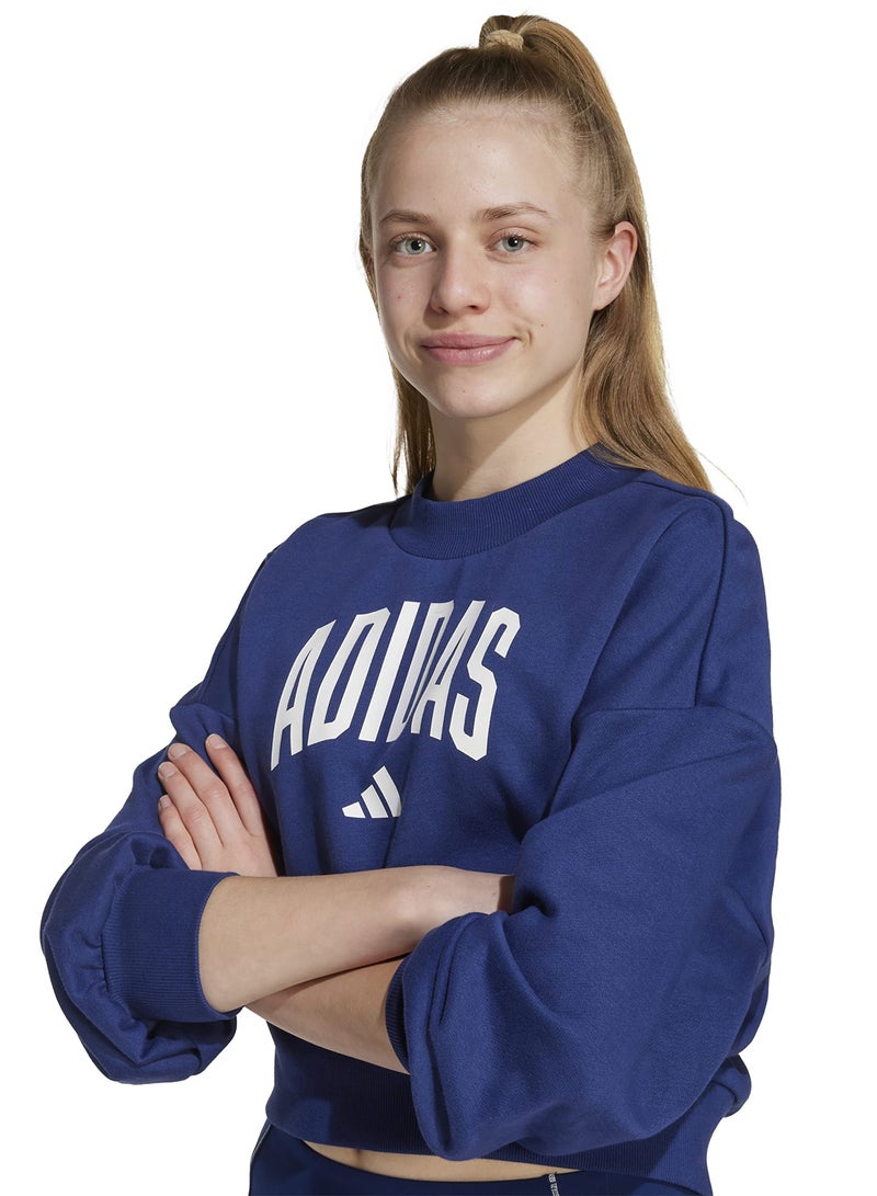 Adidas Kids Seasonals Essential Colegiate Typography Hoodie  - Image 3