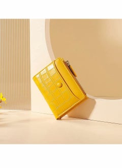 Excefore Small Purses for Women Fashion Stone Pattern Girls Wallet Thin and Light Card Holder Organizer (Black)  - Image 5