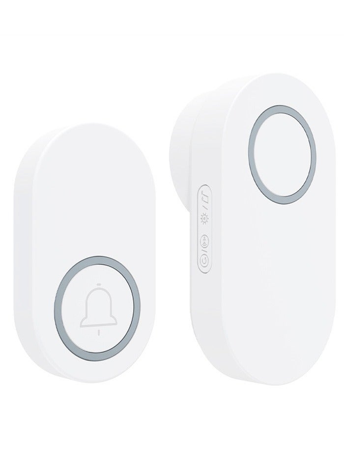 Wireless Doorbell for Home - Battery Operated, 1000 Feet, Wireless Door Bell w/LED Flash, 1 push button + 1 receiver - Image 1