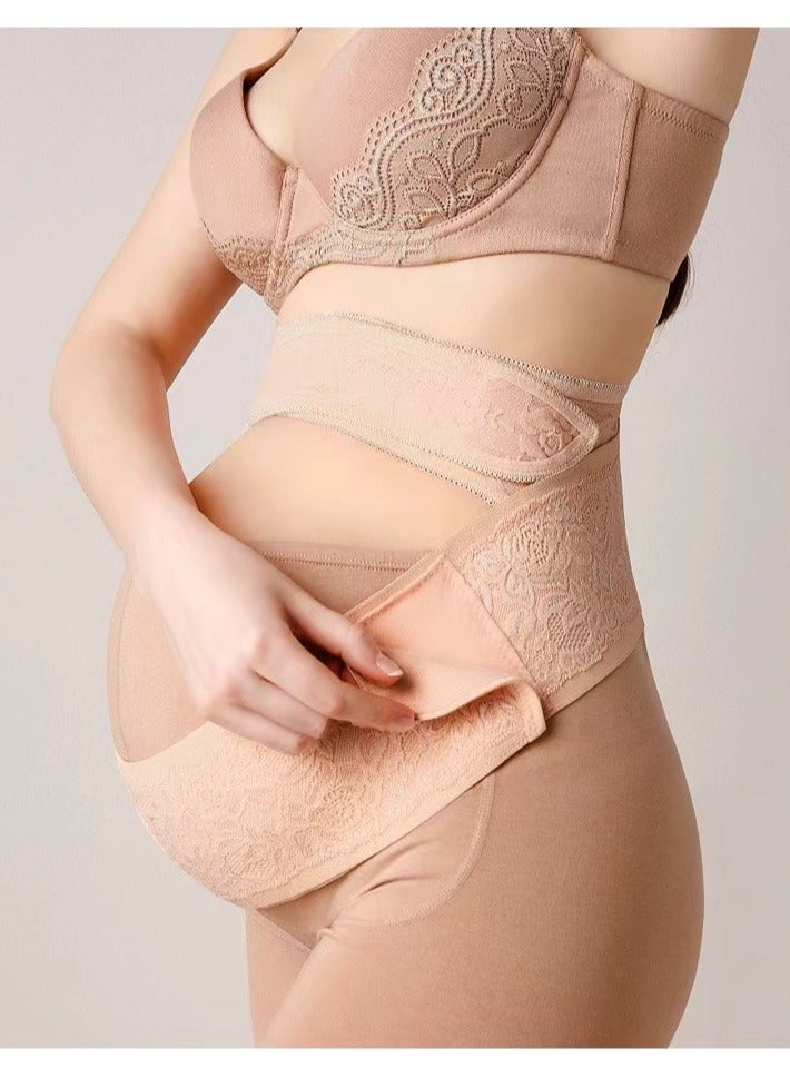Mmmon Maternity Belly Belt for Pregnancy Cotton Breathable And not Sweaty Comfortable Slightly Elastic Support Band Adjustable Pelvic Support Bands Tummy Band Provides Relief from Abdomen Waist Back Fatigue - Image 3