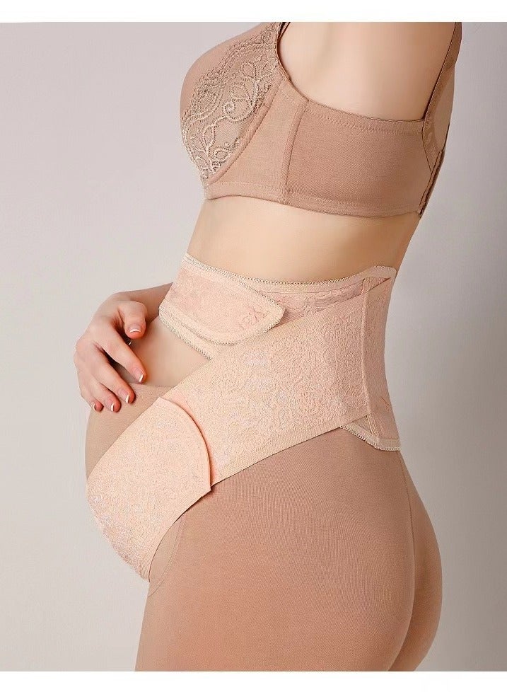 Mmmon Maternity Belly Belt for Pregnancy Cotton Breathable And not Sweaty Comfortable Slightly Elastic Support Band Adjustable Pelvic Support Bands Tummy Band Provides Relief from Abdomen Waist Back Fatigue - Image 4