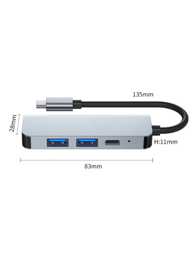 USB-C extender, HD4K 3.0 hub, laptop 4-in-1 docking station - Image 4