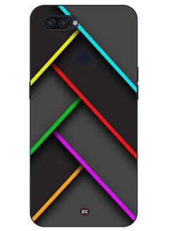 Service Zone Protective Printed Mobile Cover Multi Cross Line Pattern For Oppo A12 2020 