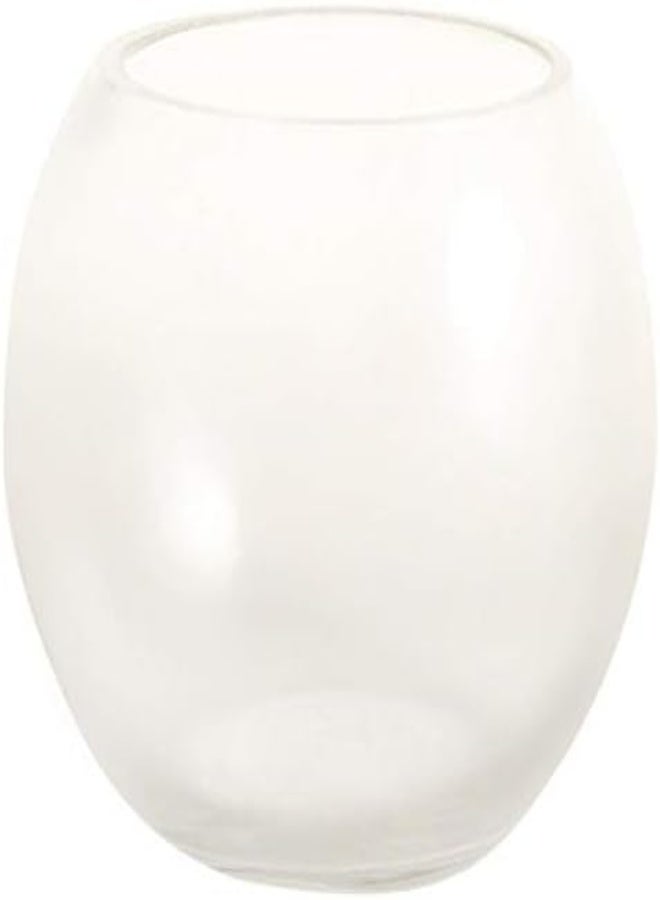 AKDC Flower Mill Glass Clear Glass Bowl Vase - Image 2