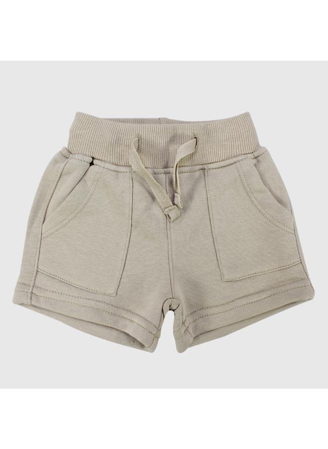 playmore Unisex Beige Comfy Shorts  - Image 1