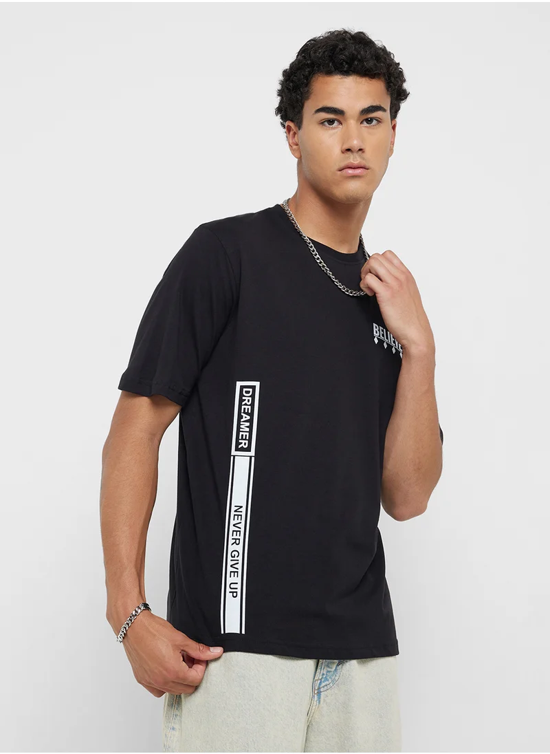سفنتي فايف Crew Neck T-Shirt