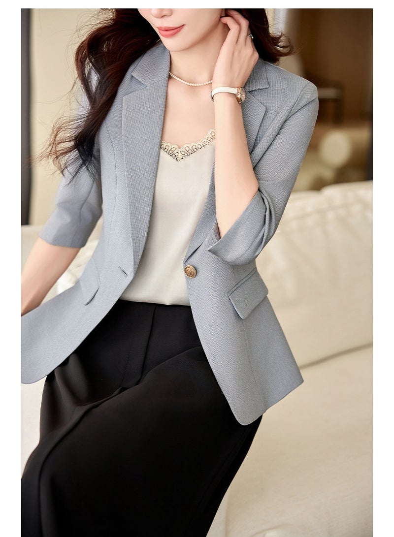 Shougu New Fashionable Casual Ms Suit Blazer - Image 1