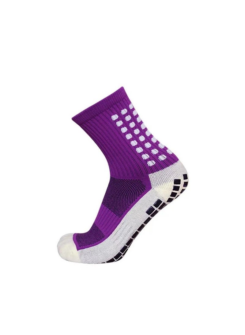 Loquat Anti Slip Mid Calf Sport Socks