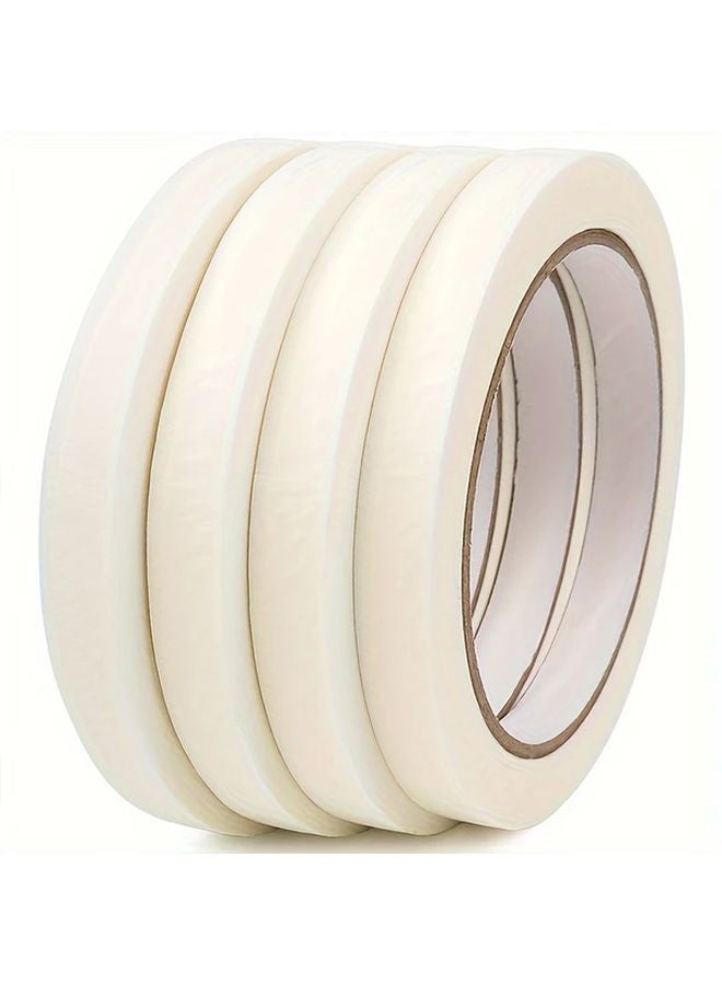 4 Pcs White Artist Masking Tape Acid Free 0.40 Inch Wide 360 Feet Total Length - Image 2