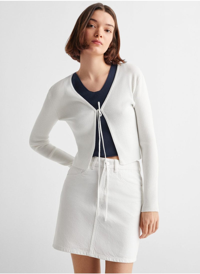 MANGO Youth Essential Denim Skirt  - Image 1