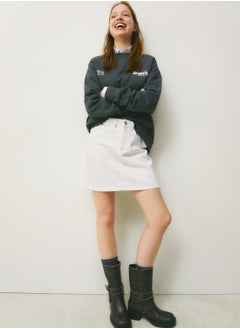 MANGO Youth Essential Denim Skirt  - Image 4