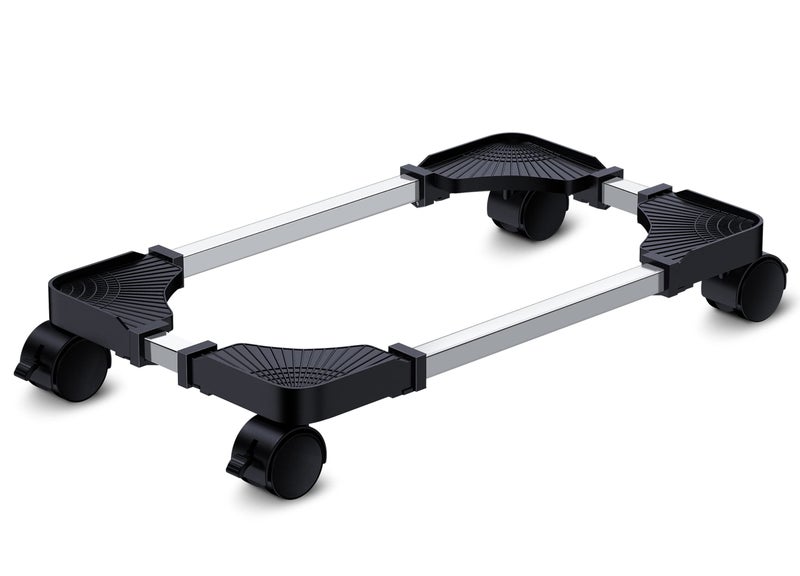 LABOBOLE Computer Tower Stand - Adjustable PC Stand for Most Desktop Towers - Elevate and Organize Your Desktop - Mobile CPU PC Holder Cart Riser Printer - Image 1