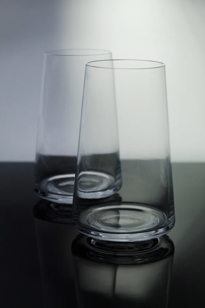Paşabahçe Denizli Glass Crystal Hand Made 6-Piece Soft Drink Cups 579905 12486