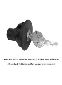 ماركة غير محددة قفل غطاء الغاز قفل غطاء الوقود استبدال 8U5Z-9C268-B متوافق مع فورد F150 حافة الهروب إكسبيديشن إكسبلورر فوكس فيوجن توروس  - Image 5