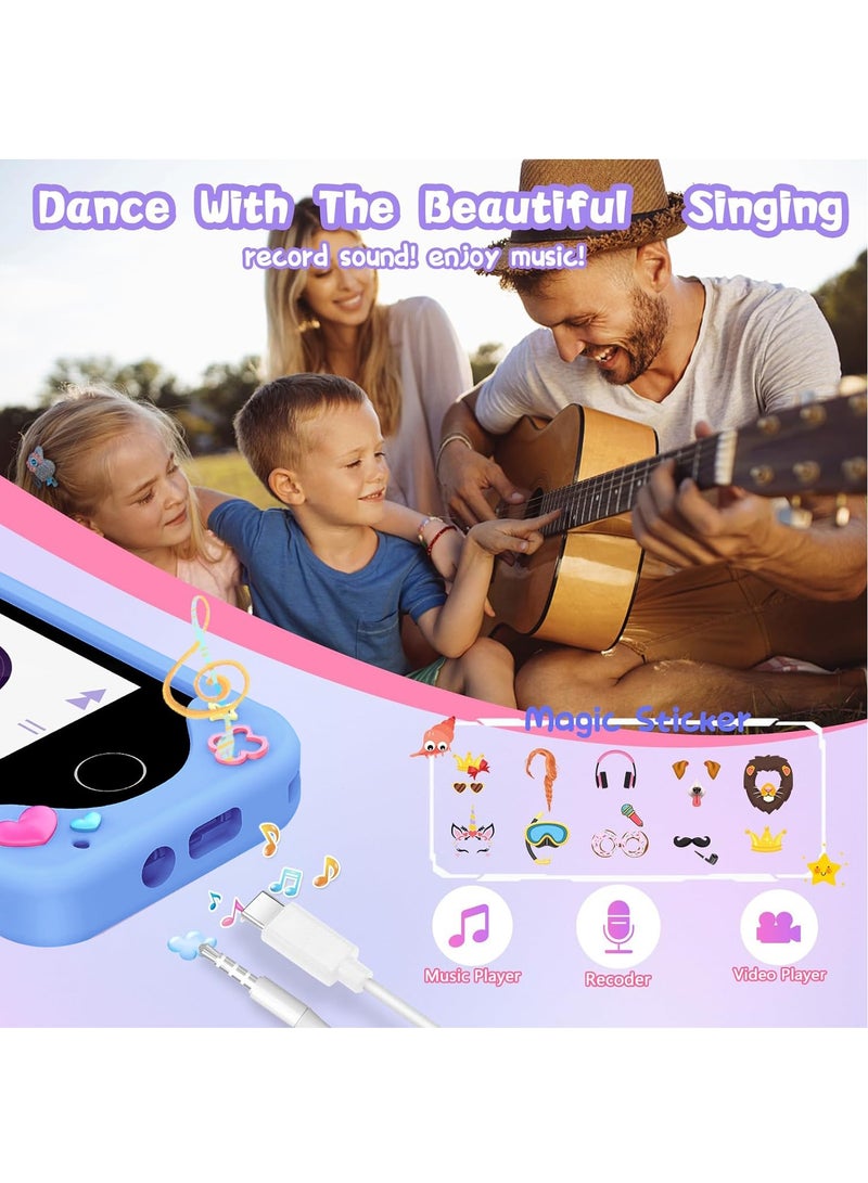 Kids Smart Phone Gifts Toys for Girls Boys aged 3-8, Toddler Learning Toys with Unicorn Educational Games,  with 8G SD Card - Image 5