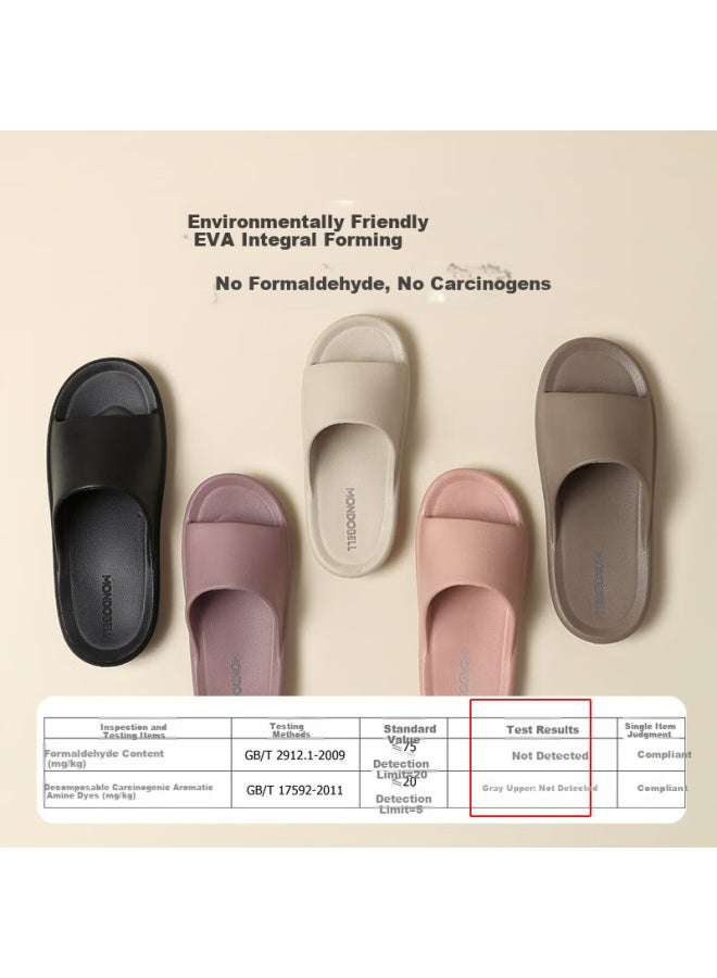 Mondobell Antibacterial Slippers Simple Women's Slippers Lightweight Soft Home Bathroom Slippers Taro Purple 35-36 - Image 3