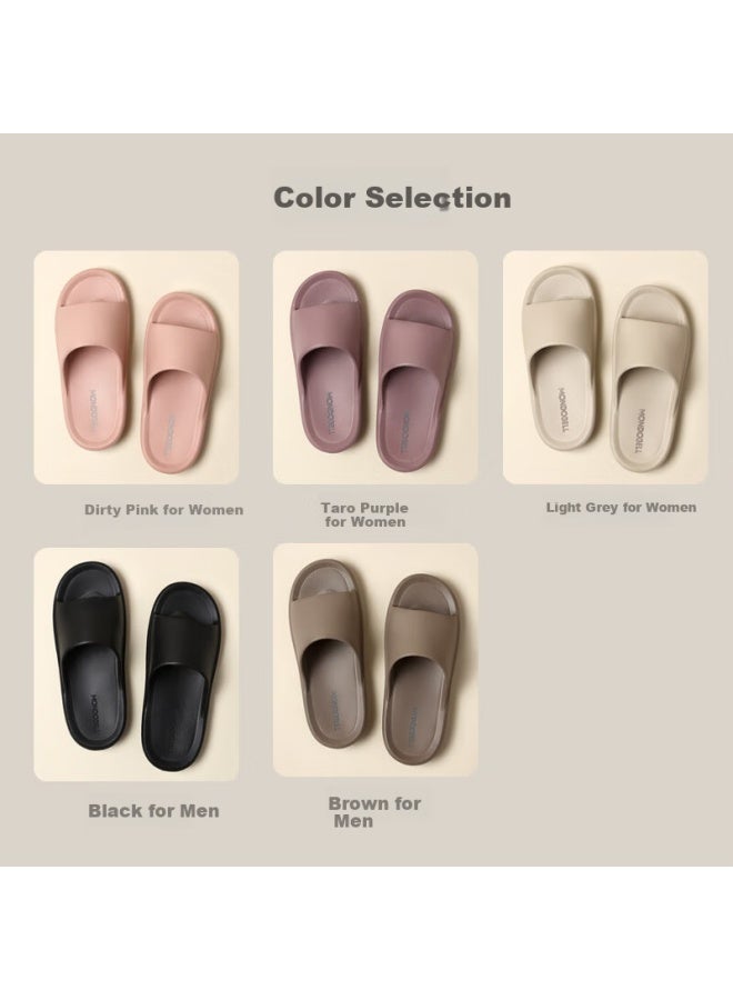 Mondobell Antibacterial Slippers Simple Women's Slippers Lightweight Soft Home Bathroom Slippers Taro Purple 35-36 - Image 5