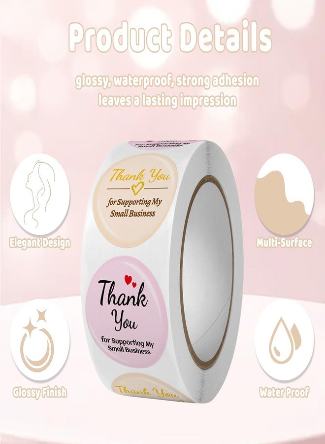 Dancepanda Thank You Stickers,Thank You Stickers Small Business,for Multiple Occasions(1000PCS,Black and Pink) - Image 4