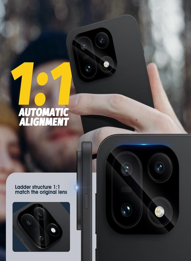 Orzero (3 Pack) Camera Lens Protector Compatible for Oneplus 15, Protector de Cámera Tempered Glass 9H Precise Camera Cutouts High Definition Anti-Scratch Does Not Affect Night Shots and Flash - Image 3