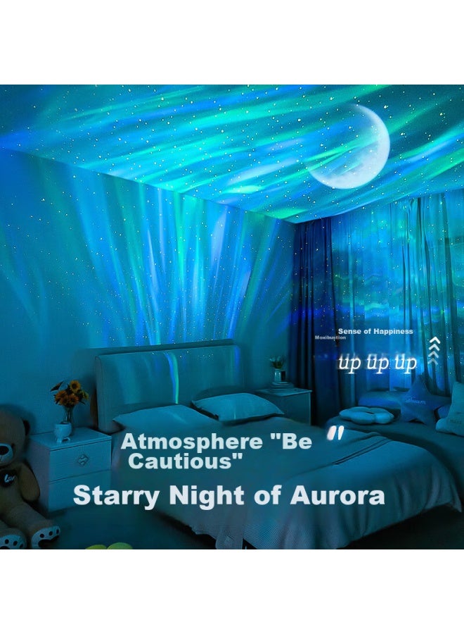 Kufire Kuhuo Aurora Starry Sky Projection Lamp, Mood Light, Bedroom Starlight Lamp, Girl's Birthday Gift, 7-14 Projection Device Festival - Image 5