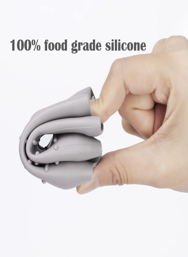 haakaa Glass Baby Bottle Sleeve - Non Slip Silicone Bottle Cover for Wide Neck Glass Baby Bottle 4.2oz -1pk - Image 4