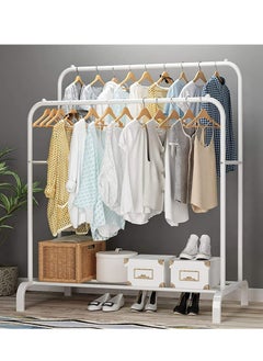 ALMUFARREJ Clothes Organizer And Coated Metal Rack White 115x50x150cm  - Image 2
