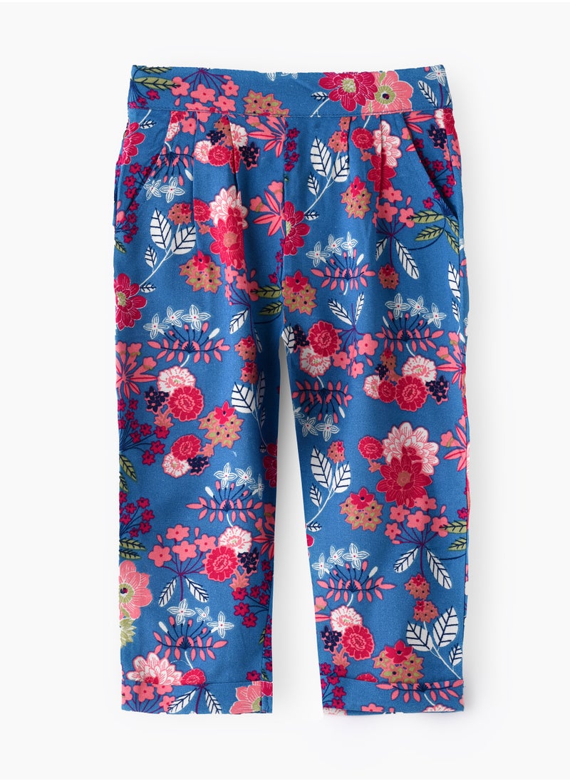 Jelliene Sunny Explorations: Girls' Breathable Harem Pants Comfy Fun & Spring Adventures  - Image 1