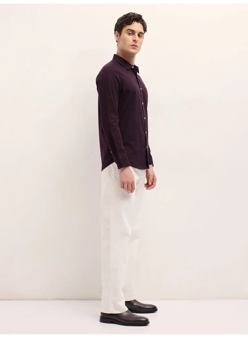 THE BEAR HOUSE  Men’s Shirt for Office, Casual & Party Wear | Comfortable Long Sleeve Shirt with Classic Collar, Button Closure & Versatile Stylish Look for Men | Best Price UAE