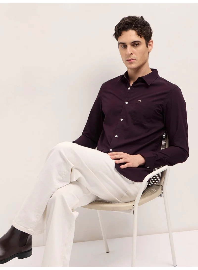 THE BEAR HOUSE  Men’s Shirt for Office, Casual & Party Wear | Comfortable Long Sleeve Shirt with Classic Collar, Button Closure & Versatile Stylish Look for Men | Best Price UAE