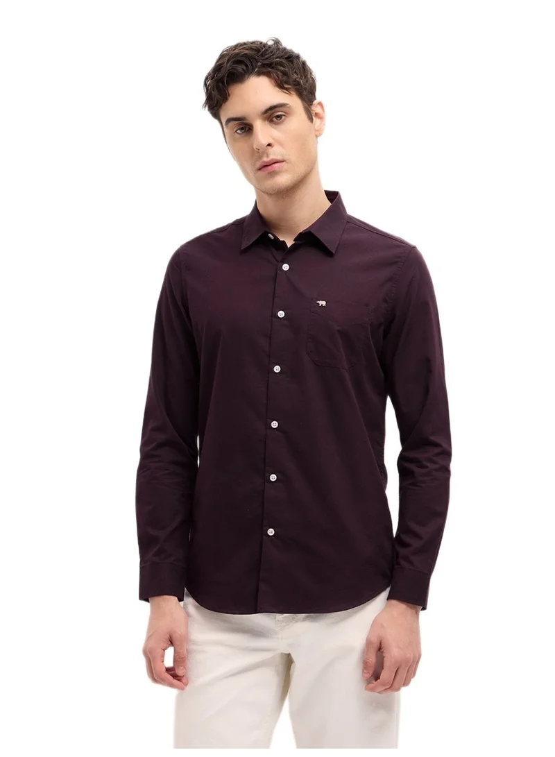 THE BEAR HOUSE  Men’s Shirt for Office, Casual & Party Wear | Comfortable Long Sleeve Shirt with Classic Collar, Button Closure & Versatile Stylish Look for Men | Best Price UAE