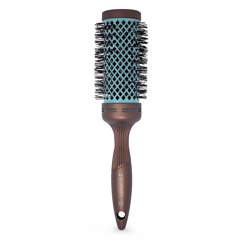 Spornette Ion Fusion Ceramic Round Brush for Blow Drying - Round Hair Brush for Blow Outs, Volume & Curling - Ion Bristles Help to Smooth Hair and Eliminate Frizz & Static (2.5 Inch) - Image 1