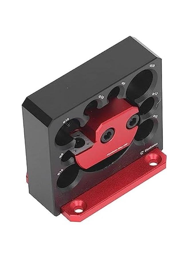 Generic Dowel Maker Jig, Steel Dowel Plate, Adjustable 8 Hole, Electric Drill Milling Solid Wood Round Rod, Dowel Maker Jig Tool, Woodworking Auxiliary Tool  - Image 4
