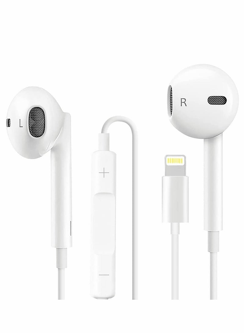 Excefore Headphones with Connector TERRIFI Microphone with Built-in Remote to Control Music, Phone Calls, and Volume. Wired Earbuds for iPhone - Image 3