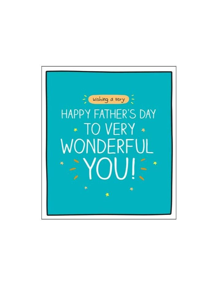 Father day, very wonderful you! Greeting Card